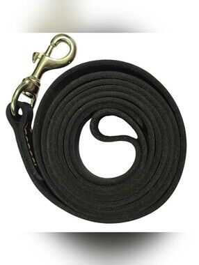 Handmade Leather Dog Leash with Gold Hardware, Training, Dog Walking